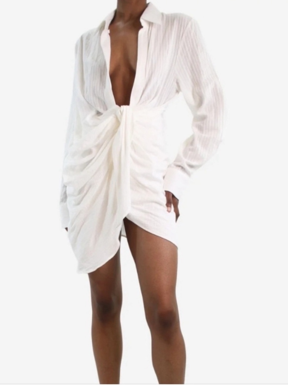 Jacquemus Draped Tie-Front Mini from La Bomba Collection